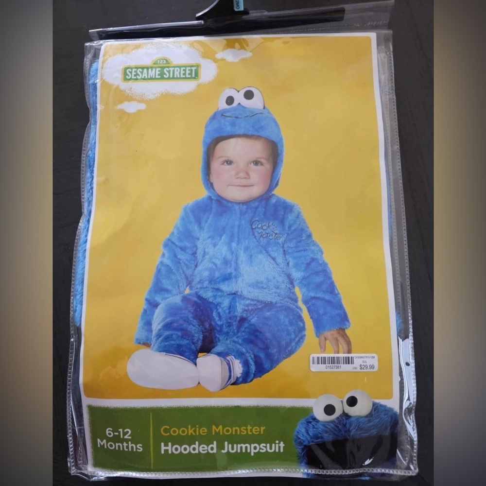 Cookie Monster Costume 6-12 months